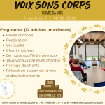 Voix sons corps : un mardi sur deux à la Passerelle